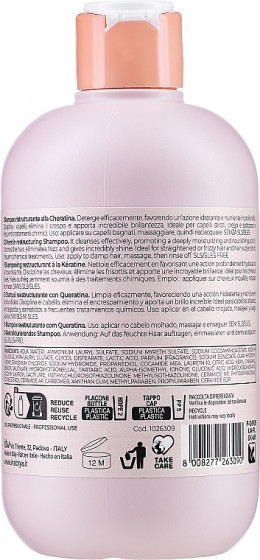 Inebrya Ice Cream Keratin Restructuring Shampoo - Відновлюючий шампунь з кератином - 1