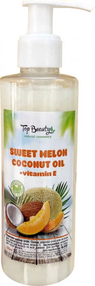 Top Beauty Melon Oil - Ароматизована олія з дозатором (диня)