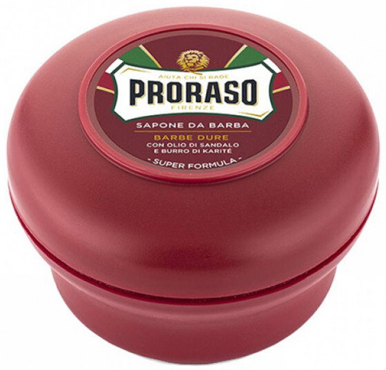 Proraso Red Line Emollient Soap - Мило з екстрактом каріте і сандаловим маслом для гоління жорсткої щетини - 2