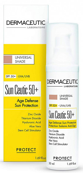 Dermaceutic Sun Ceutic Teinte SPF50 - Омолоджуючий сонцезахисний крем з тонуючим ефектом