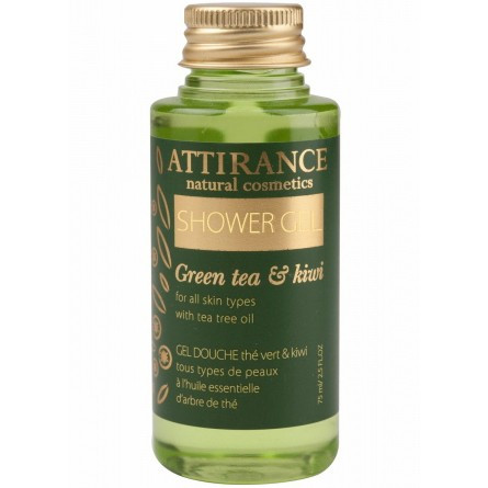 Attirance Green Tea & Kiwi Shower Gel for All Skin Types - Гель для душа Зелений чай і Ківі для всіх типів шкіри