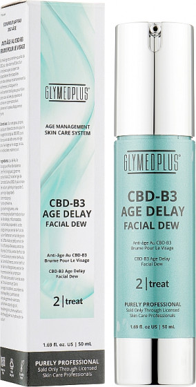 GlyMed Plus Age Management CBD-B3 Age Delay Facial Dew - Засіб для відновлення вікової шкіри - 1