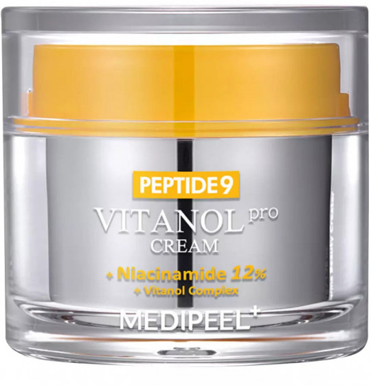 Medi Peel Peptide 9 Vitanol Cream Pro - Крем для обличчя з пептидами та комплексом вітанолу