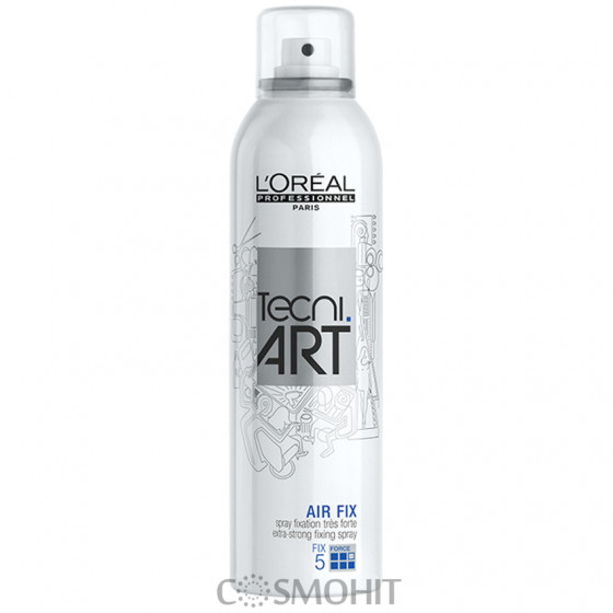 L’Oreal Professionnel Tecni.art Air Fix Extra-Strong Fixing Spray Fix 5 - Лак для волосся c УФ-фільтром