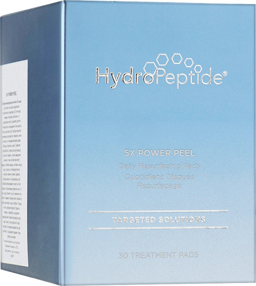 HydroPeptide 5x Power Peel - Екстра-омолоджуючий пілінг у серветках