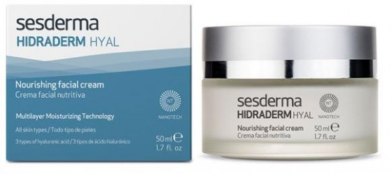 Sesderma Hidraderm Hyal Nourishing Facial Cream - Поживний крем для обличчя