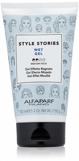 Alfaparf Milano Style Stories Wet Gel - Гель для волосся середньої фіксації