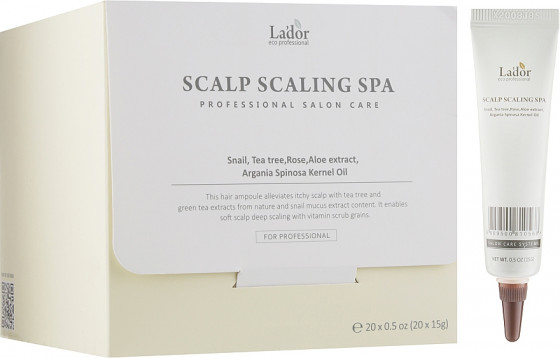 La'dor Scalp Scaling Spa Hair Ampoule - Сироватка-пілінг для шкіри голови