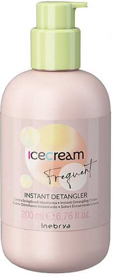 Inebrya Frequent Ice Cream Instant Detangler - Незмивний кондиціонер для волосся