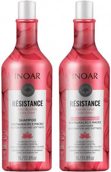 Inoar Resistance Flor de Lotus - Набір для тонкого волосся