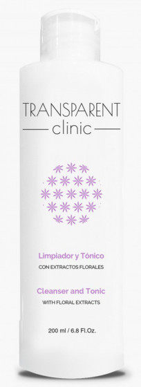 Transparent Clinic Cleanser and Tonic - Очищуючий та тонізуючий гель з екстрактом мальви 2 в 1