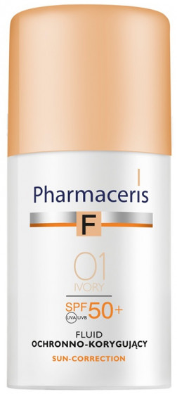 Pharmaceris F Protective-Corrective Fluid Foundation SPF50+ - Захисний коригувальний тональний крем