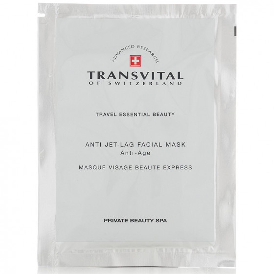 Transvital Anti Jet-Lag Facial Mask - Антистрес маска миттєвої дії для шкіри обличчя