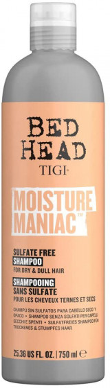 Tigi Bed Head Moisture Maniac Shampoo - Безсульфатний шампунь для сухого волосся