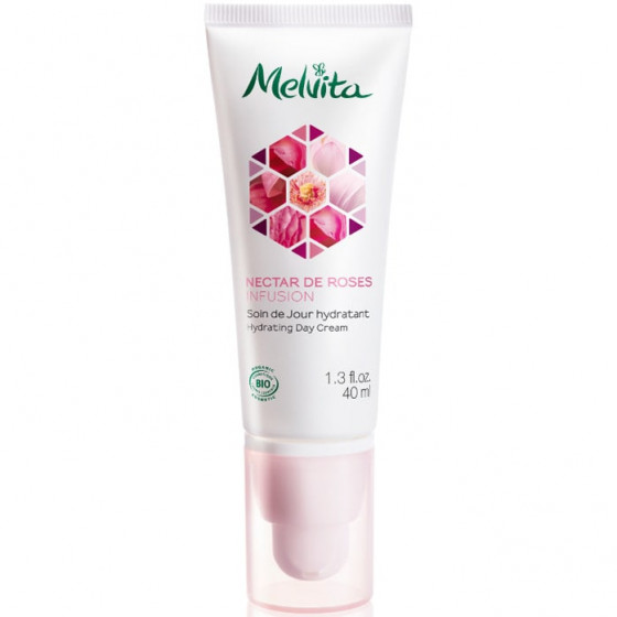 Melvita Nectar De Rose Hydrating Day Cream - Зволожуючий денний крем "Рожевий нектар"