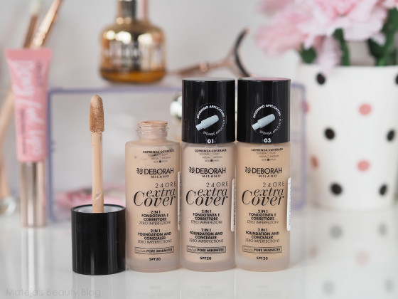 Deborah 24Ore Extra Cover Foundation SPF20 - Тональна основа для обличчя - 5