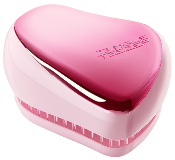 Tangle Teezer Compact Styler Baby Doll Pink Chrome - Гребінець для волосся - 4