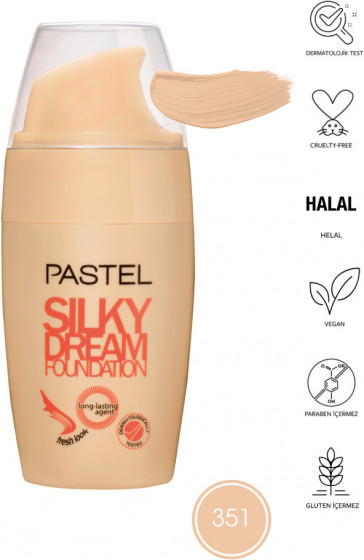 Pastel Silky Dream Foundation - Тональна основа "Шовковиста мрія" - 1