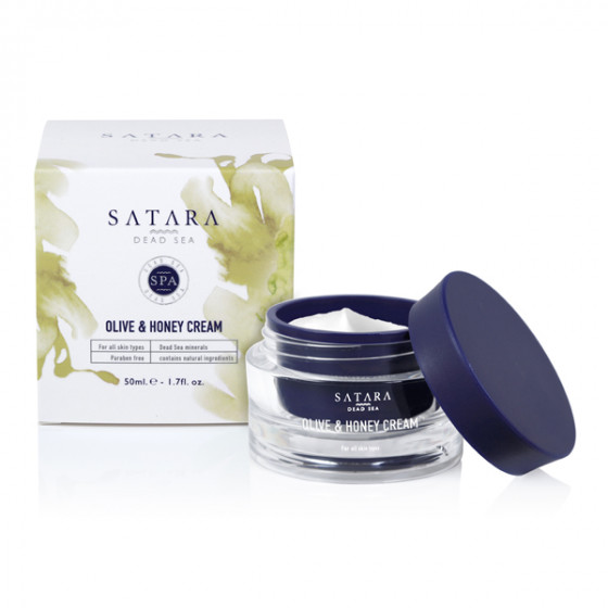 Satara Dead Sea Cream with Olive&Honey - Інтенсивний зволожуючий крем з олією оливи і медом - 2