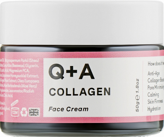 Q+A Collagen Face Cream - Крем для обличчя з колагеном