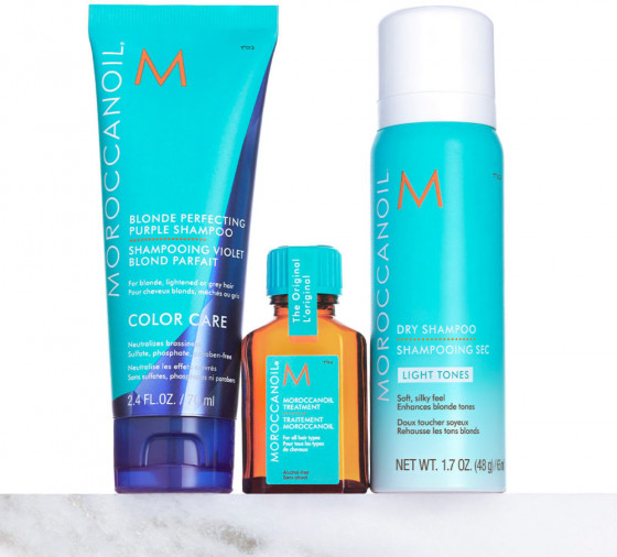 Moroccanoil Blonde Perfecting Purple Shampoo - Фіолетовий шампунь для волосся - 2