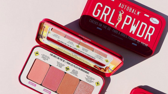 TheBalm AutoBalm "GRL PWDR" Cheek Palette - Набір рум'ян для обличчя - 7