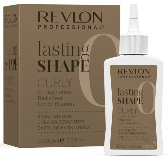 Revlon Professional Lasting Shape Curly Lotion Resistant Hair - Лосьйон для завивки жорсткого волосся - 1