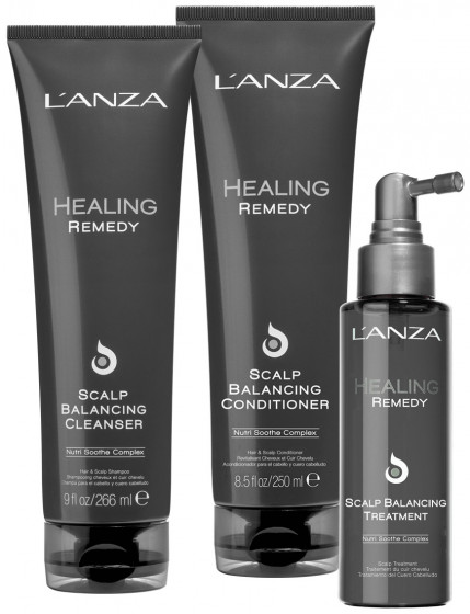 L'anza Healing Remedy Scalp Balancing Cleanser - Балансуючий очищующий шампунь для шкіри голови і волосся - 3