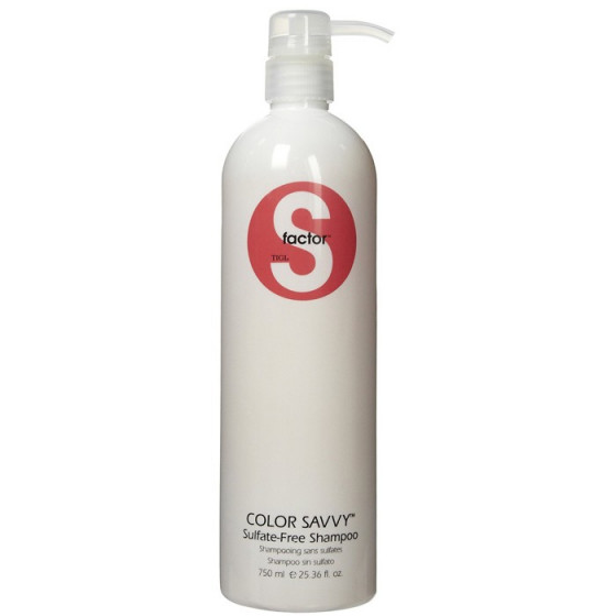 Tigi S-factor Color Savvy Shampoo - Шампунь для фарбованого волосся, який не містить сульфат