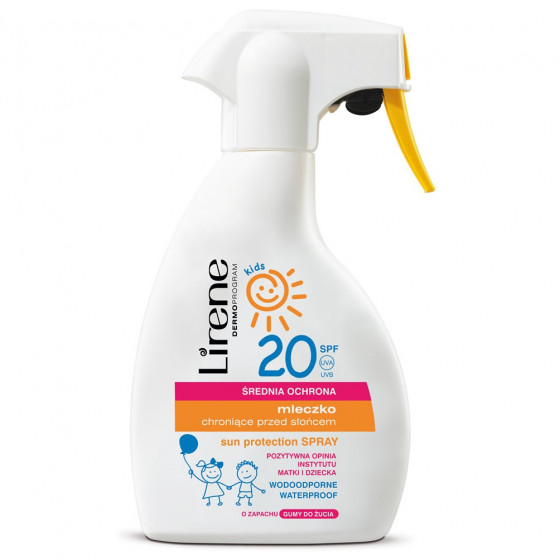 Lirene Kids Sun Protection Milk SPF20 - Водостійке сонцезахисне молочко для дітей SPF20