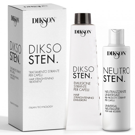 Dikson Dikso Sten Hair Straightening Treatment - Двофазна процедура для випрямлення волосся