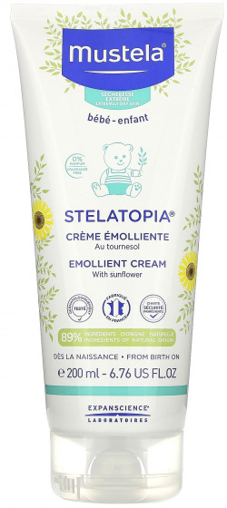 Mustela Stelatopia Emollient Cream - Пом'якшуючий крем - 1