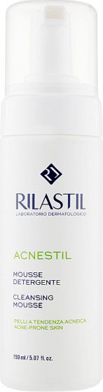 Rilastil Acnestil Mousse - Делікатний очищуючий мус для шкіри обличчя схильної до акне