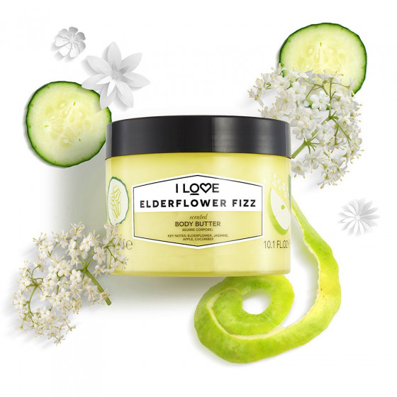 I Love Elderflower Fizz Body Butter - Олія для тіла "Коктейль з бузини" - 1