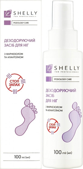 Shelly Long-acting Deodorant for Feet with Farnesol - Дезодоруючий засіб для ніг пролонгованої дії з фарнезолом - 3