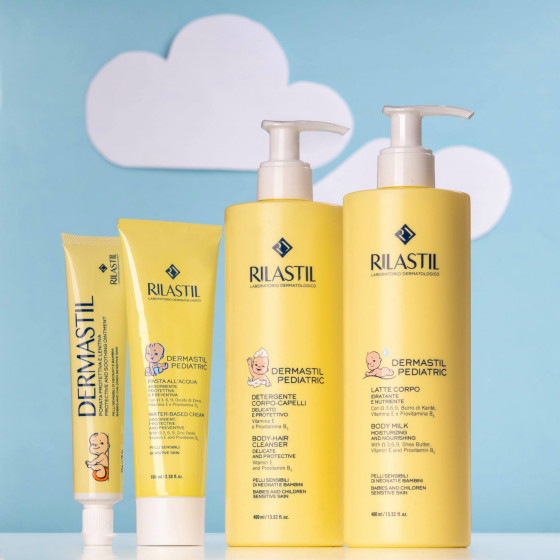 Rilastil Dermastil Pediatric Body-Hair Cleanser - Дитячий очищуючий гель для волосся і тіла - 2