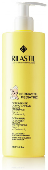 Rilastil Dermastil Pediatric Body-Hair Cleanser - Дитячий очищуючий гель для волосся і тіла