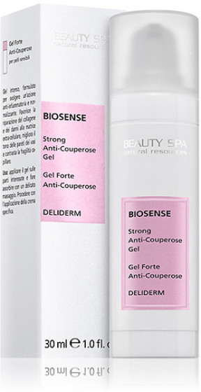 Beauty Spa Biosense Strong Gel - Антикуперозний стронг-флюїд для жирної, нормальної і чутливої ​​шкіри обличчя