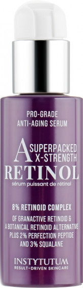 Instytutum Pro-Grade Anti-Aging X-Strength Retinol Serum - Концентрований серум з ретинолом