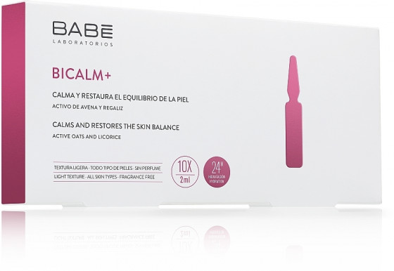 Babe Laboratorios Ampule Solution Bicalm+ - Ампули-концентрат з антикуперозною дією