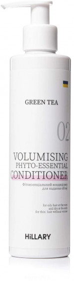 Hillary Green Tea Volumising Phyto-essential Conditioner - Фітоесенціальний кондиціонер для об'єму волосся