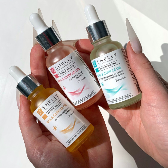 Shelly Nail & Cuticle Oil with Moroccan Mint Extract and Tea Tree Oil - Олія для нігтів та кутикули з екстрактом марокканської м'яти та олією чайного дерева - 2