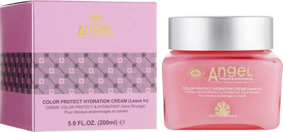 Angel Professional Color Protect Cream - Зволожуючий крем для фарбованого волосся - 1