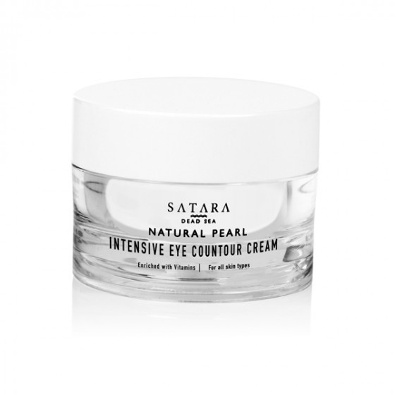 Satara Natural Pearl Intensive Eye Countour Cream - Інтенсивний крем для шкіри навколо очей з вітамінами