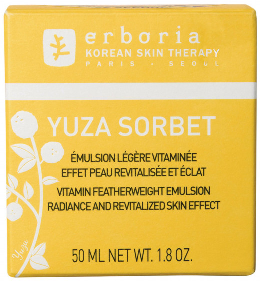 Erborian Yuza Sorbet Emulsion - Зволожуюча захисна денна емульсія - 1