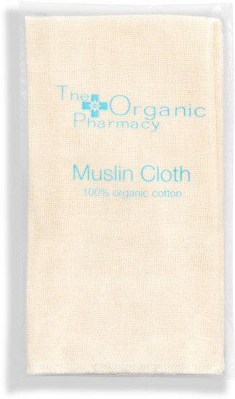 The Organic Pharmacy Organic Muslin Cloth - Муслінова серветка для очищення шкіри - 1