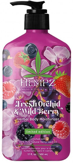 Hempz Body Moisturizer Fresh Orchid & Wild Berry - Молочко для тіла "Орхідея-Дикі ягоди"