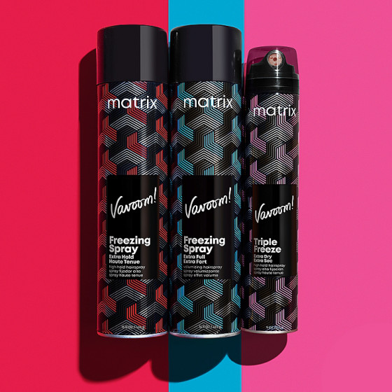 Matrix Vavoom Freezing Spray Finishing Spray - Спрей для фіксації та надання об'єму волоссю - 2