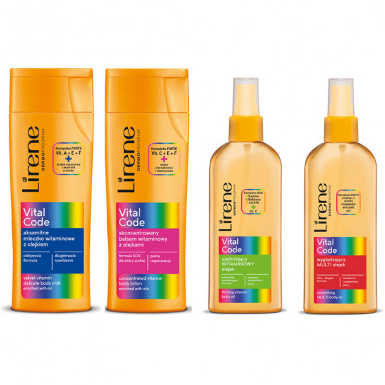 Lirene Vital Code Smoothing Multi Body Oil Arnica - Олія арніки для тіла з розгладжуючим ефектом - 1