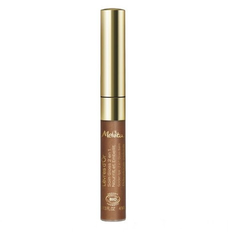 Melvita L'or Bio Golden Lip Gloss Balm - Блиск-бальзам для губ